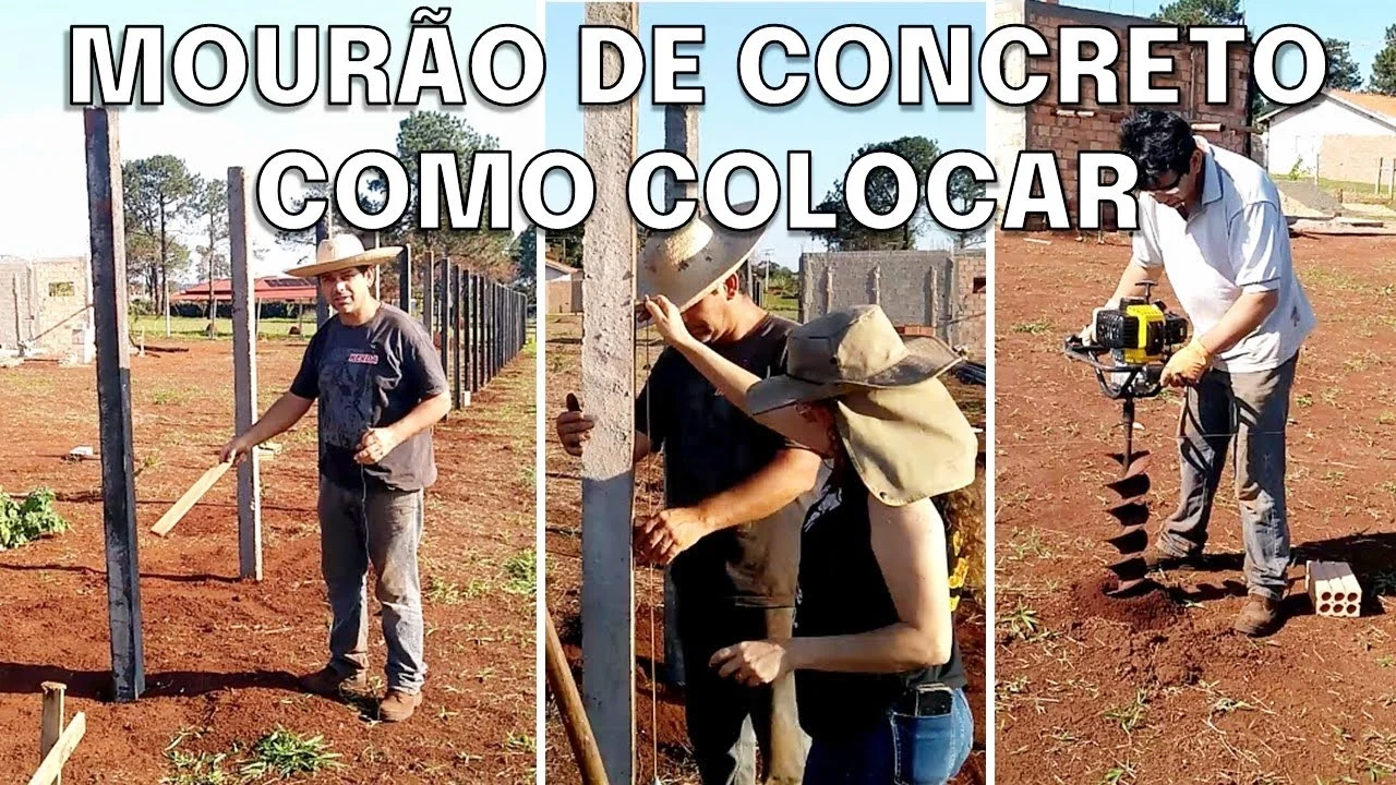 Instalação de Palanques Galvanizados